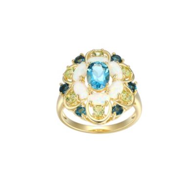 Buy Blue & Black Rings for Women by Fashion Frill Online