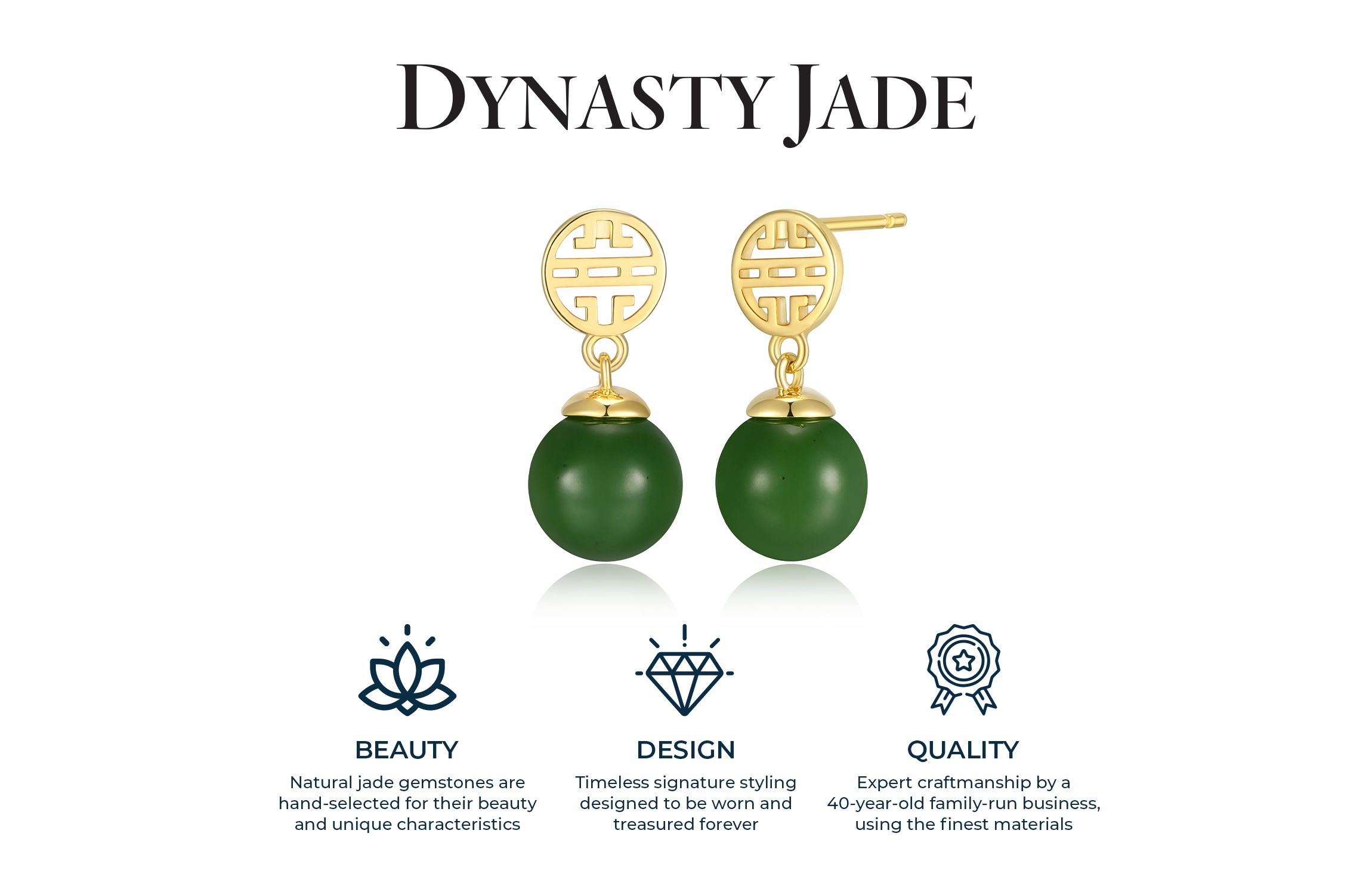 18k Yellow Gold Plated Sterling Silver Genuine Jade Carved Dome Ring