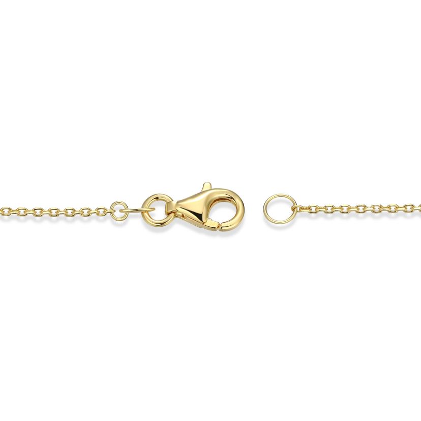 Genuine Turquoise and London Blue Topaz Bracelet in 18k Gold Plated Sterling Silver