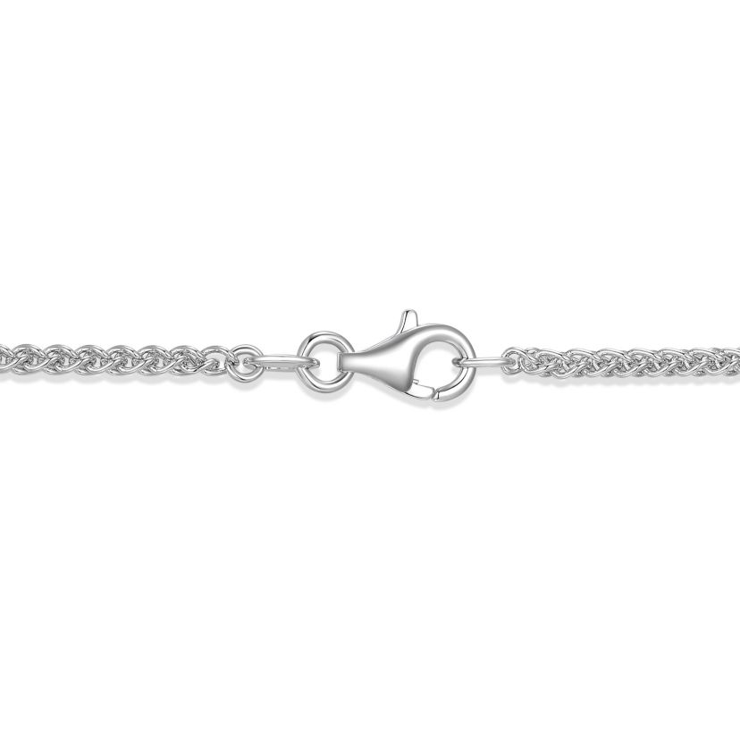 Mens Genuine Black Spinel and Created White Sapphire Lion Pendant Necklace in 18k Gold And Rhodium Plated Sterling Silver