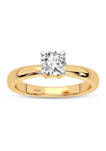 1/2 ct. t.w. Lab Created Solitaire Diamond Ring in 14K White Gold 