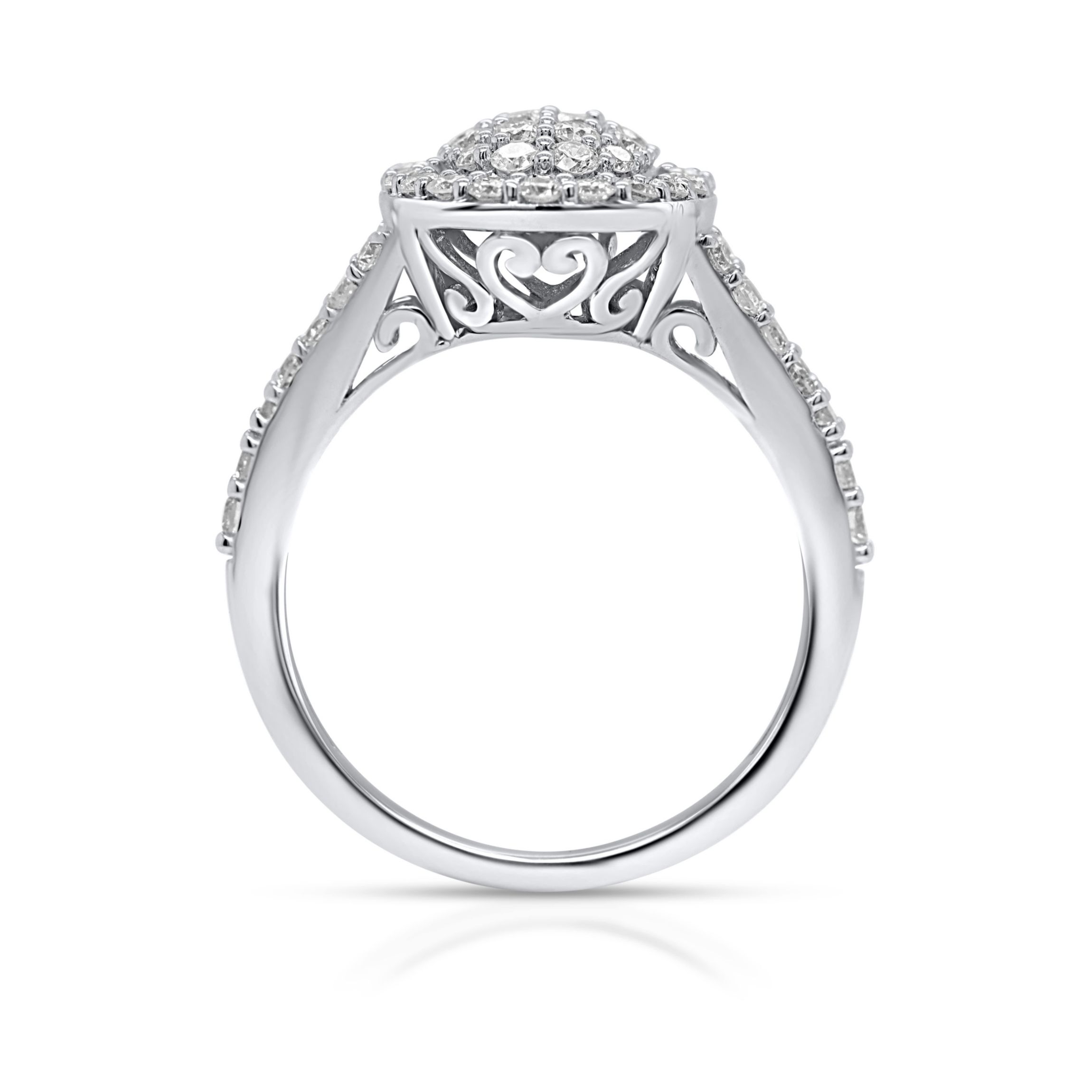 Lab Created 1CTTW Lab Grown Diamond Statement Ring