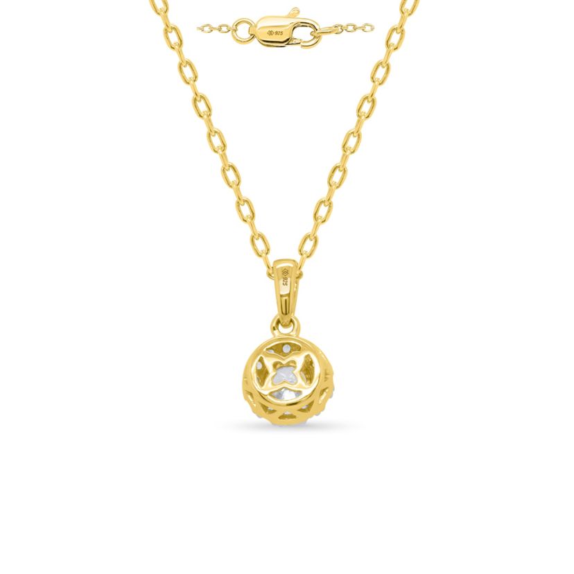 Lab Created 1CTTW Lab Grown Diamond Set of Necklace and Earrings.