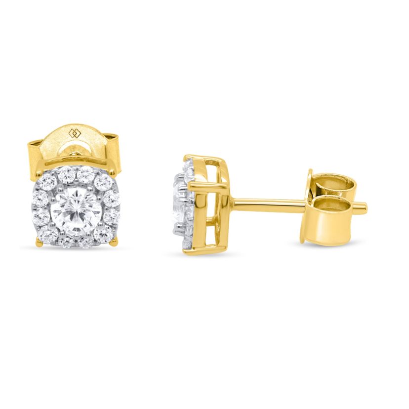 Lab Created 1CTTW Lab Grown Diamond Set of Necklace and Earrings.