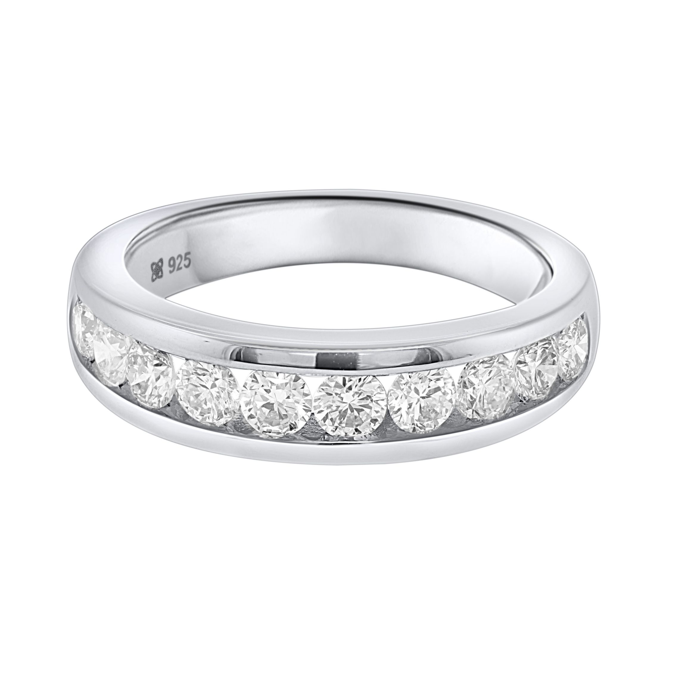 Lab Created 1CTTW Lab Grown Diamond Channel Set Band