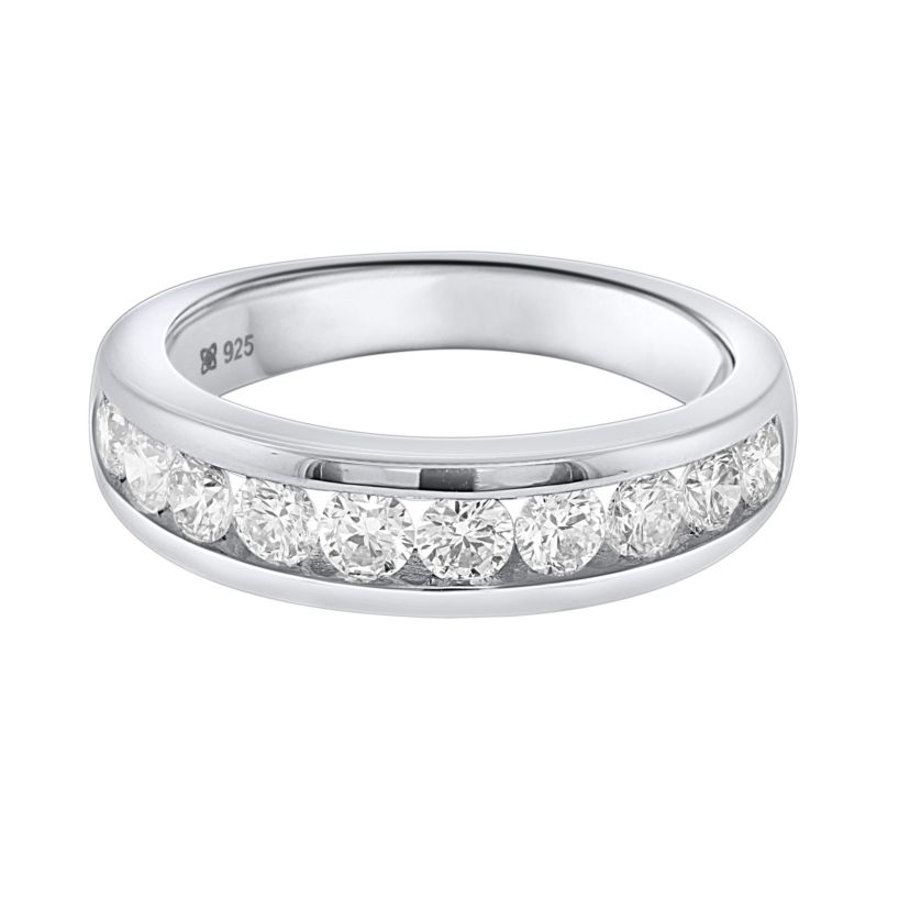 Lab Created 1CTTW Lab Grown Diamond Channel Set Band