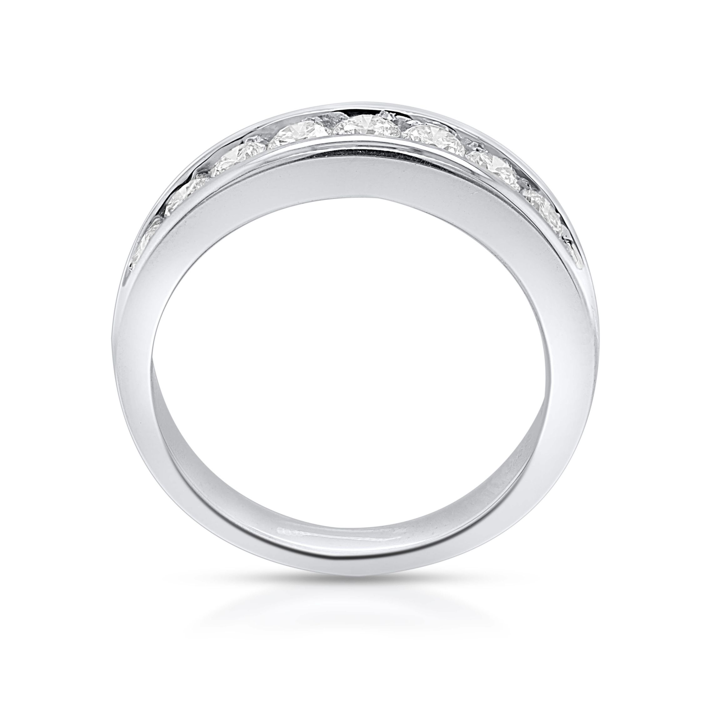 Lab Created 1CTTW Lab Grown Diamond Channel Set Band