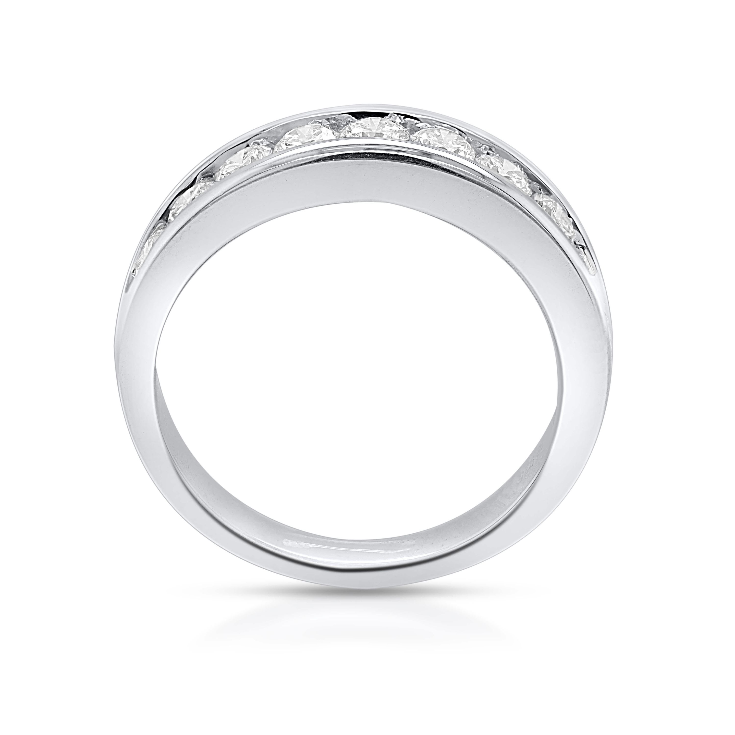Lab Created 1CTTW Lab Grown Diamond Channel Set Band
