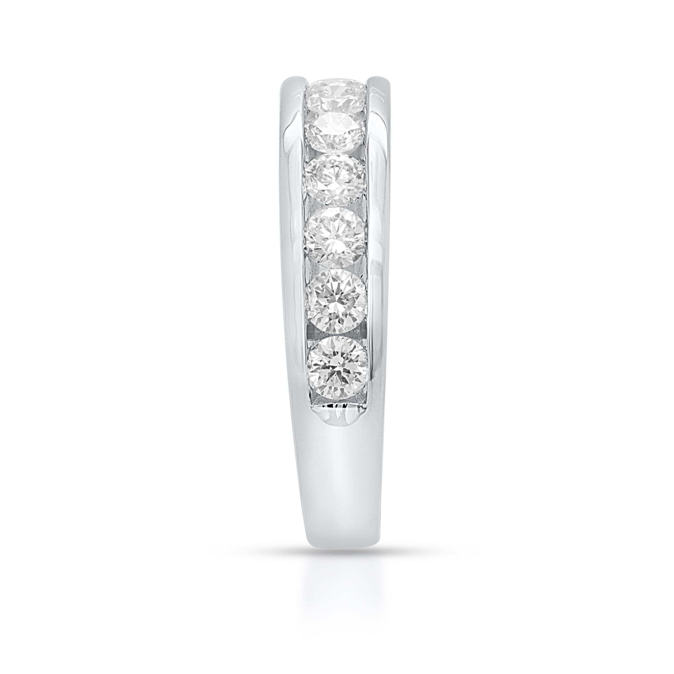 Lab Created 1CTTW Lab Grown Diamond Channel Set Band