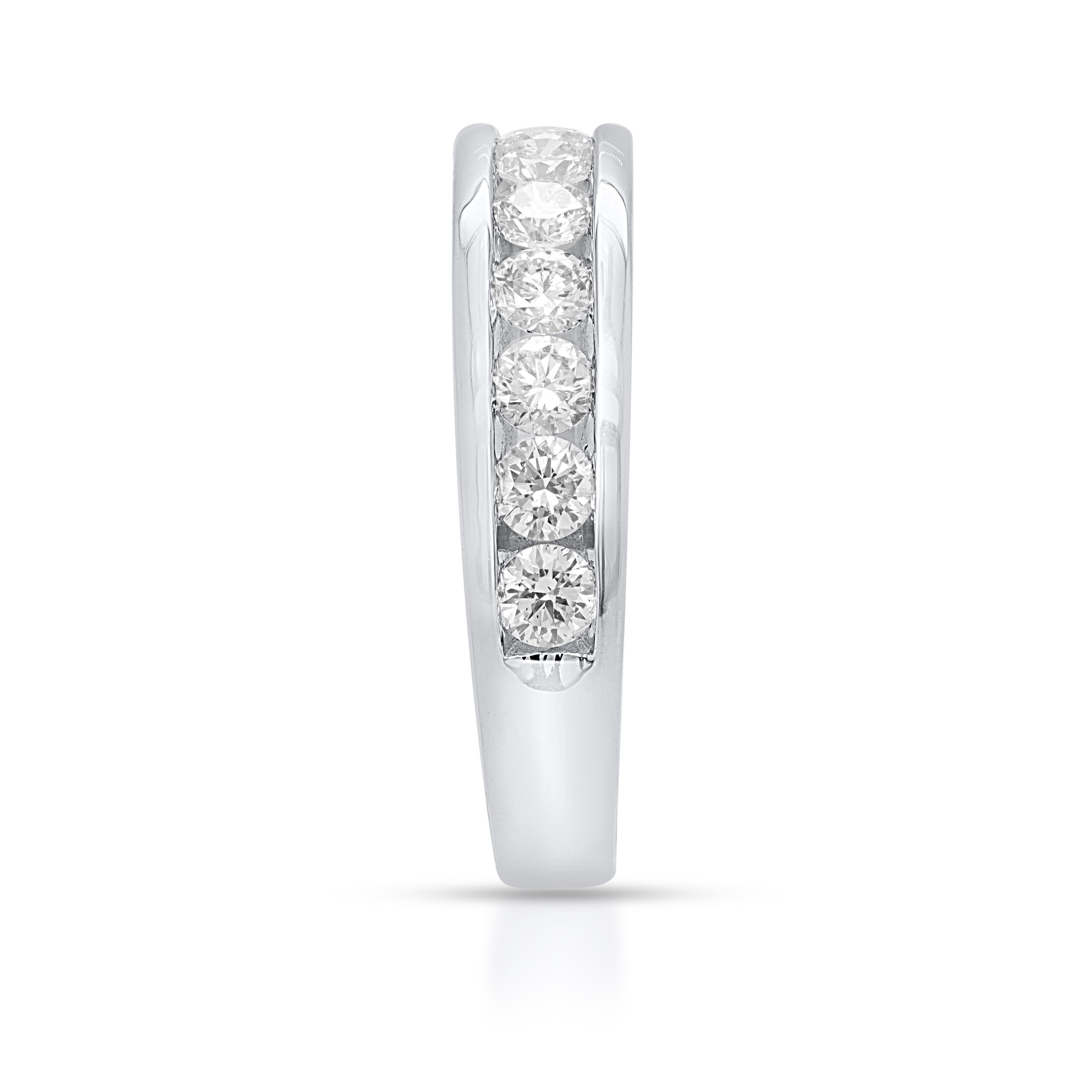 Lab Created 1CTTW Lab Grown Diamond Channel Set Band