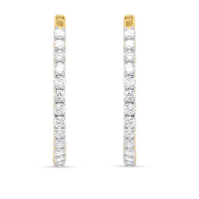 Lab Created 1.00CTTW Lab Grown Diamond Earrings