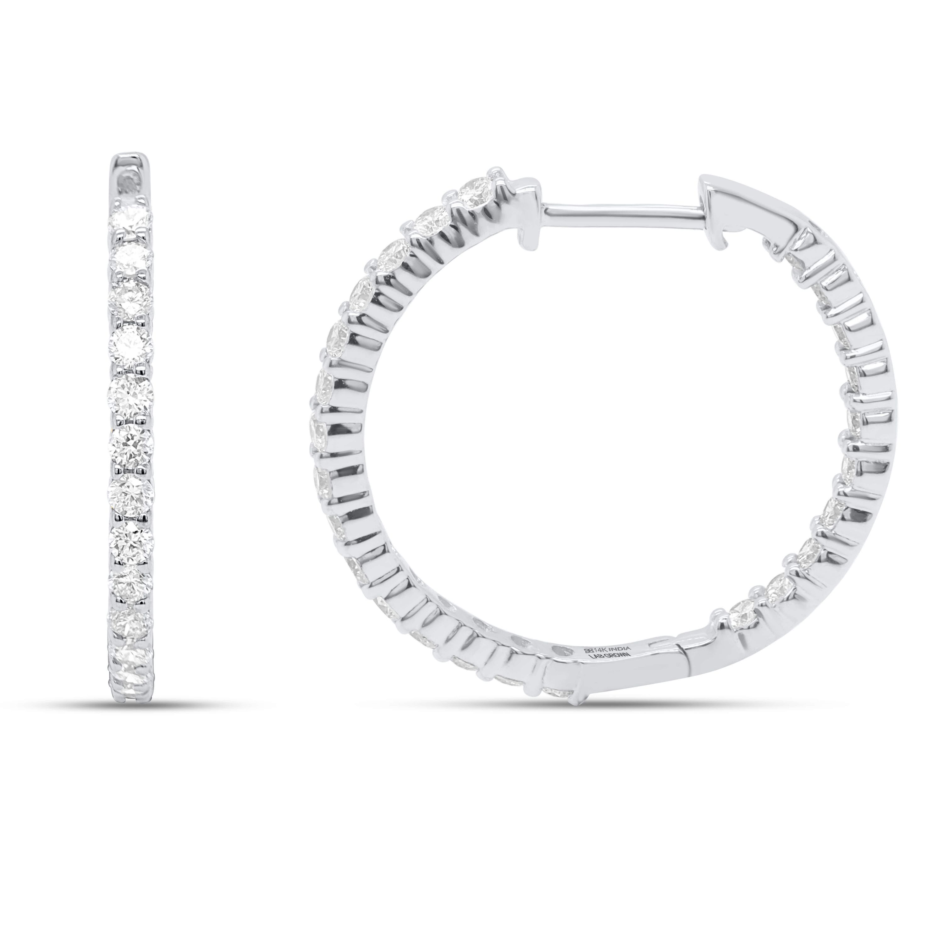 Lab Created 1.00CTTW Lab Grown Diamond Earrings
