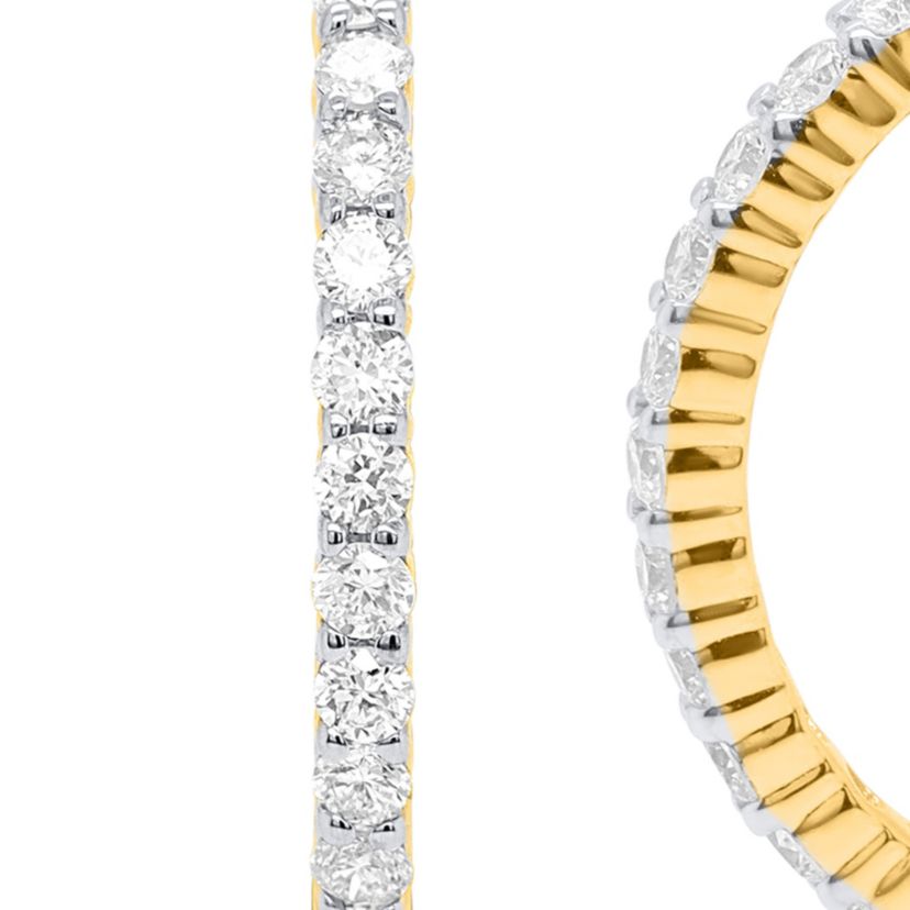 Lab Created 1.00CTTW Lab Grown Diamond Earrings