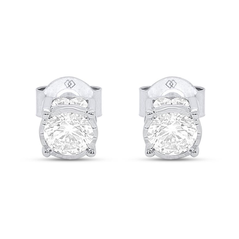 Lab Created 1CTTW Lab Grown Diamond Stud Earrings