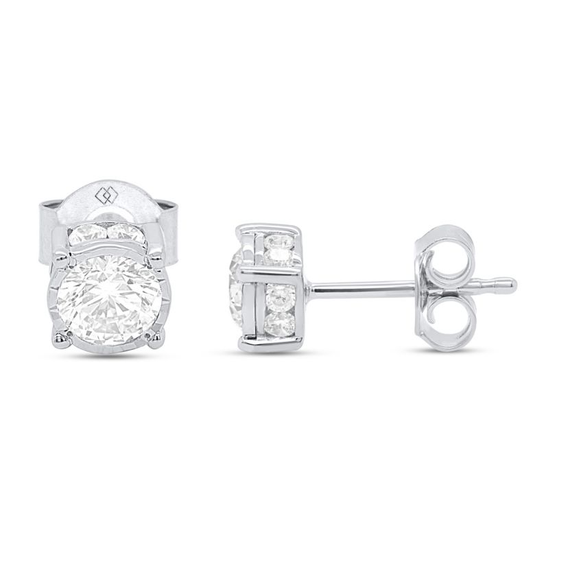 Lab Created 1CTTW Lab Grown Diamond Stud Earrings