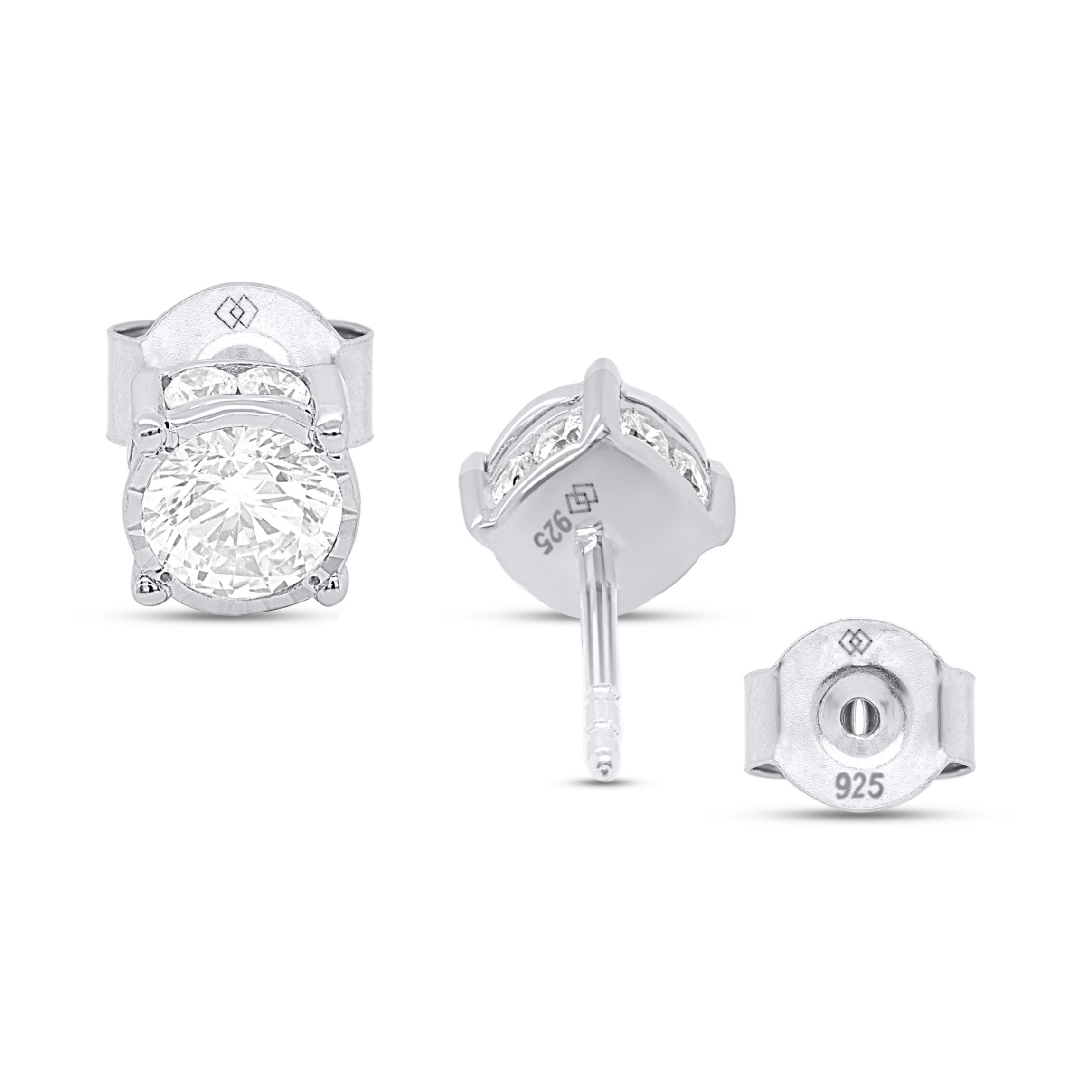 Lab Created 1CTTW Lab Grown Diamond Stud Earrings