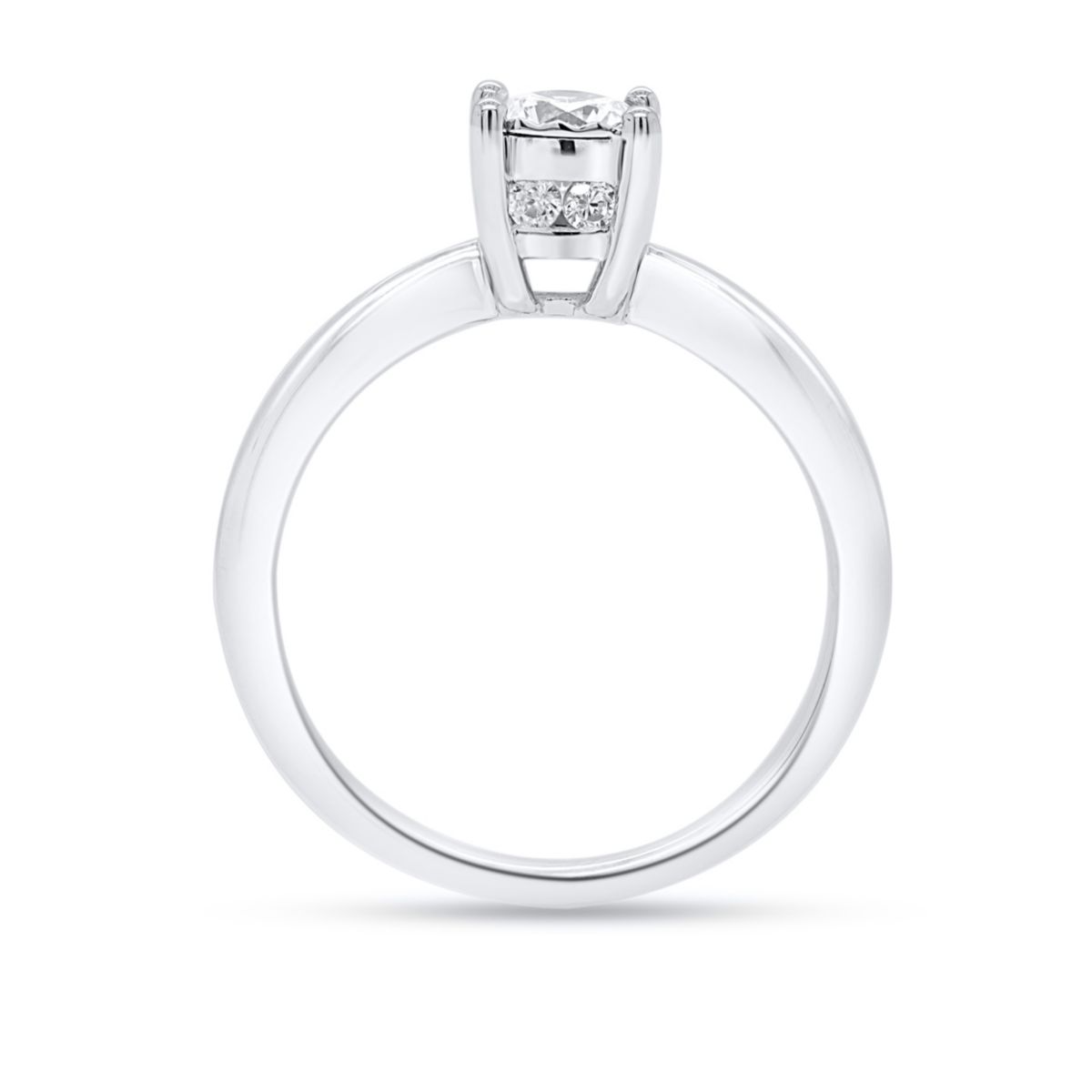 Lab Created 1/2CTTW Lab Grown Diamond Solitaire Ring
