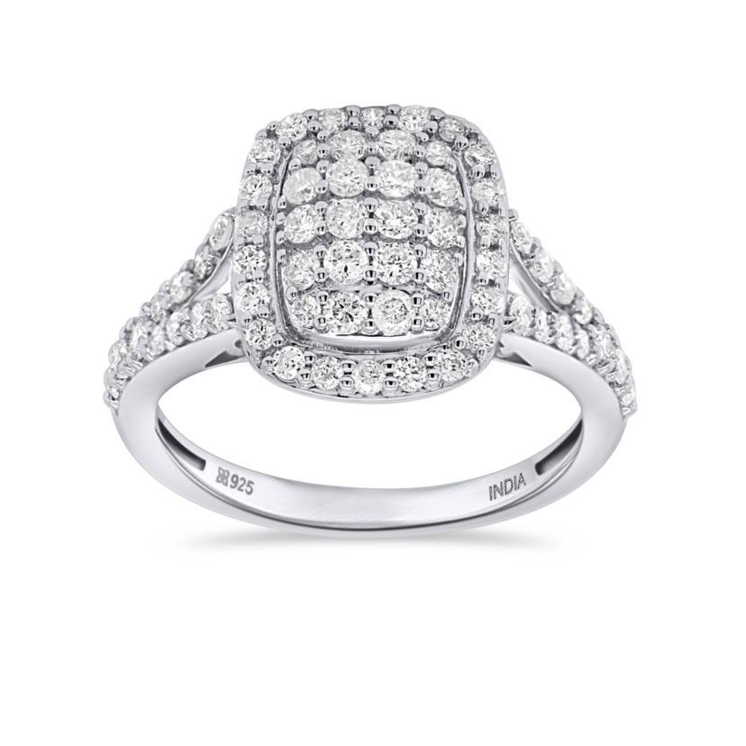 Lab Created 1CTTW Lab Grown Diamond Statement Ring