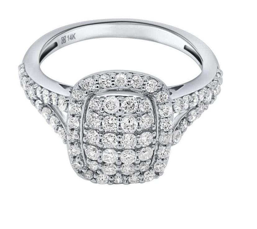 Lab Created 1CTTW Lab Grown Diamond Statement Ring