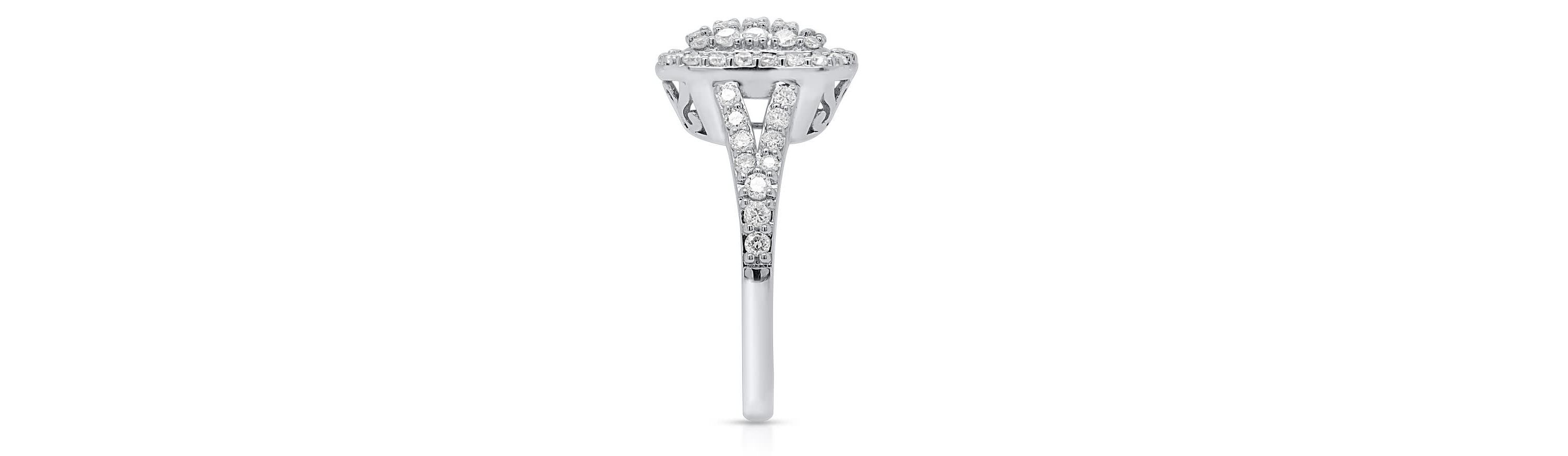 Lab Created 1CTTW Lab Grown Diamond Statement Ring