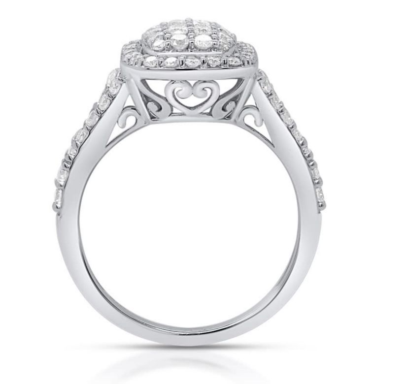Lab Created 1CTTW Lab Grown Diamond Statement Ring