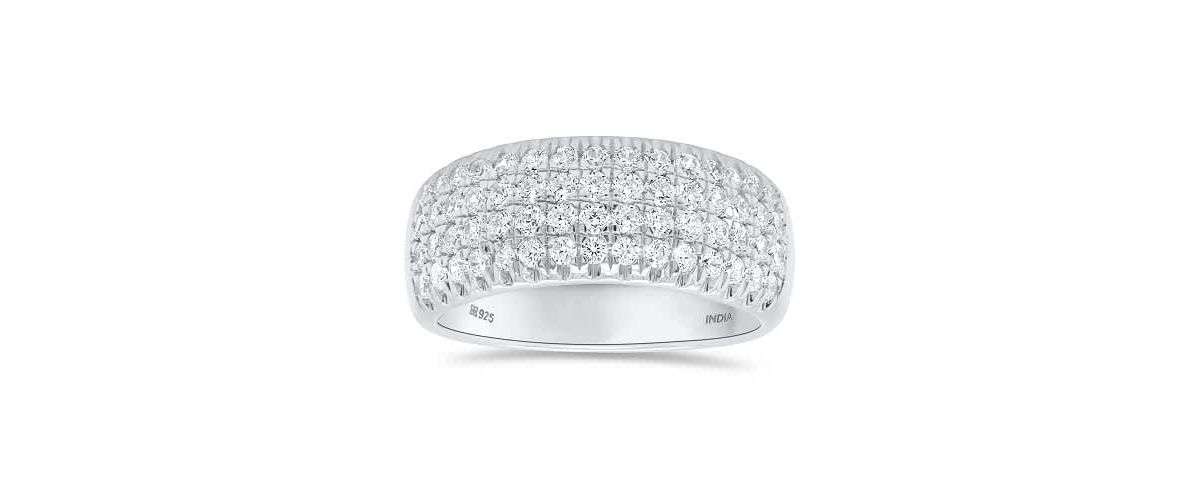 Lab Created 1CTTW Lab Grown Diamond Band Ring