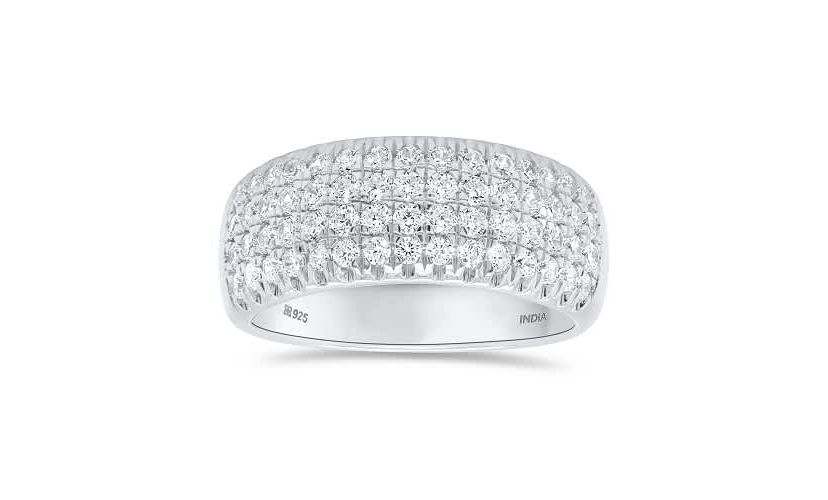 Lab Created 1CTTW Lab Grown Diamond Band Ring