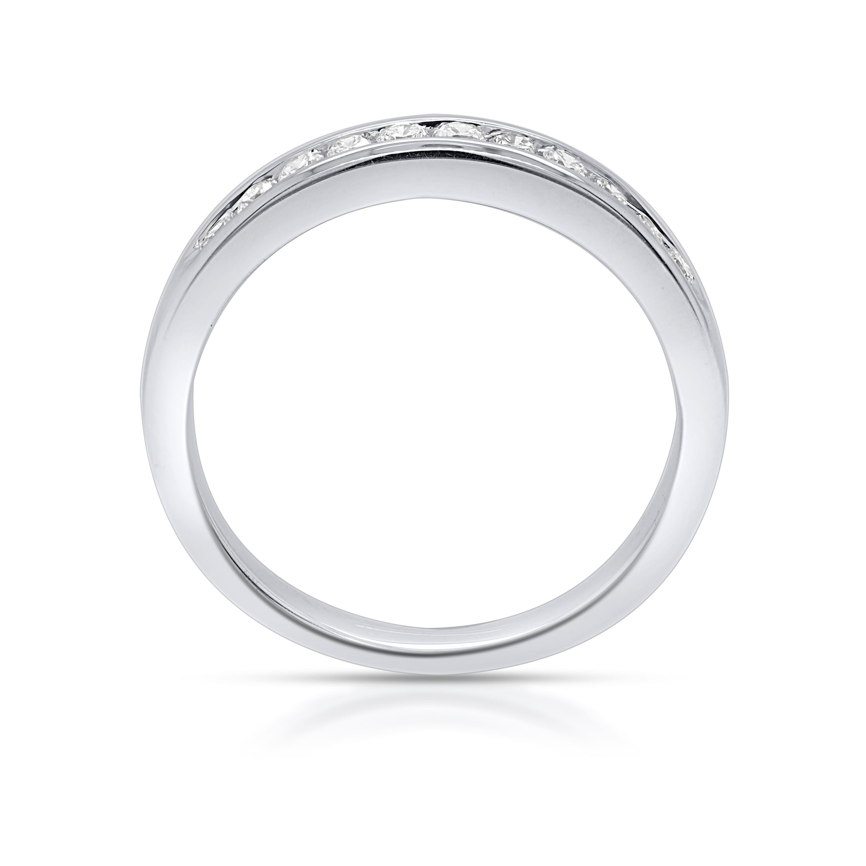 Lab Created 1/2CTTW Lab Grown Diamond Channel Set Band