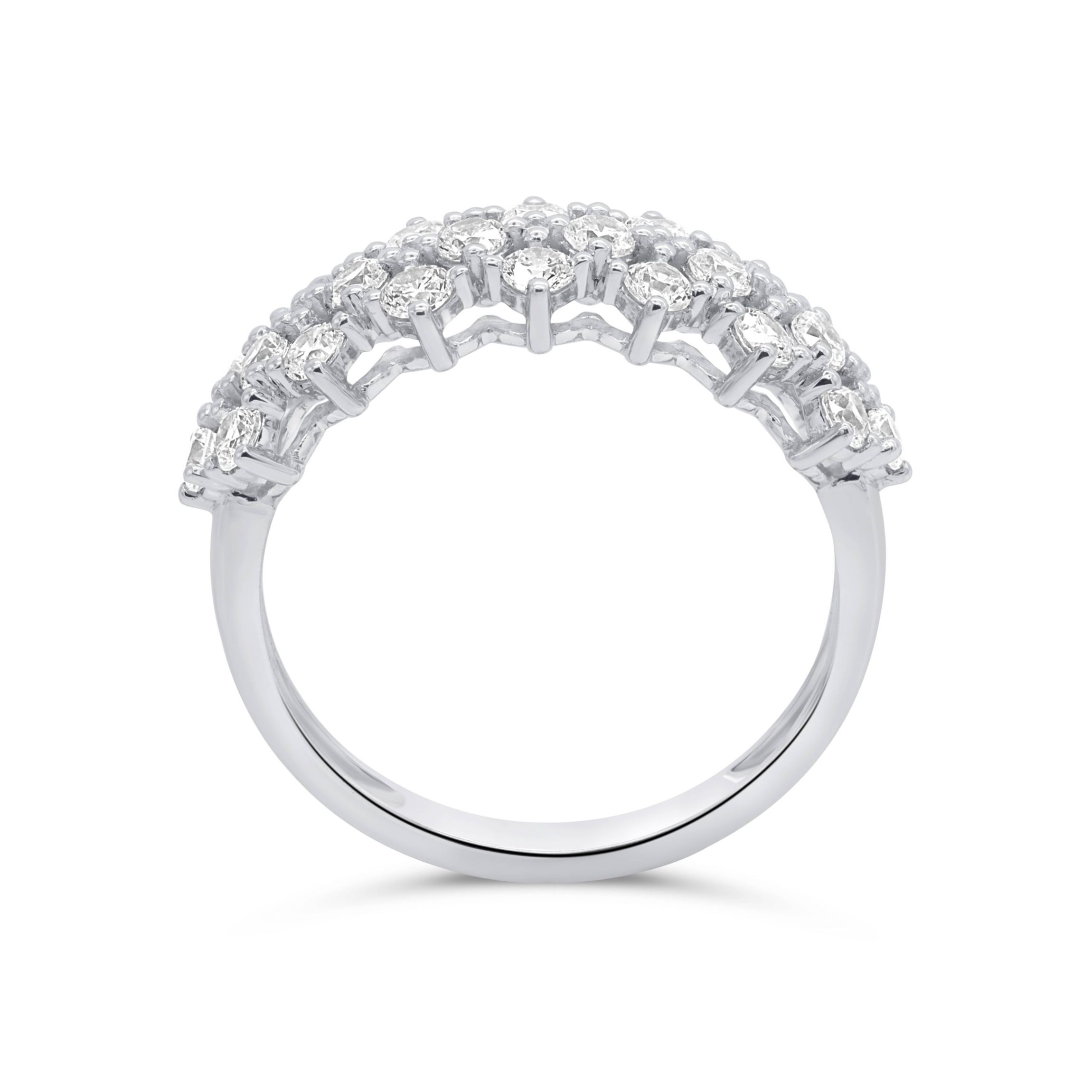 Lab Created 1 CTTW LAB GROWN DIAMOND RING IN STERLING SILVER