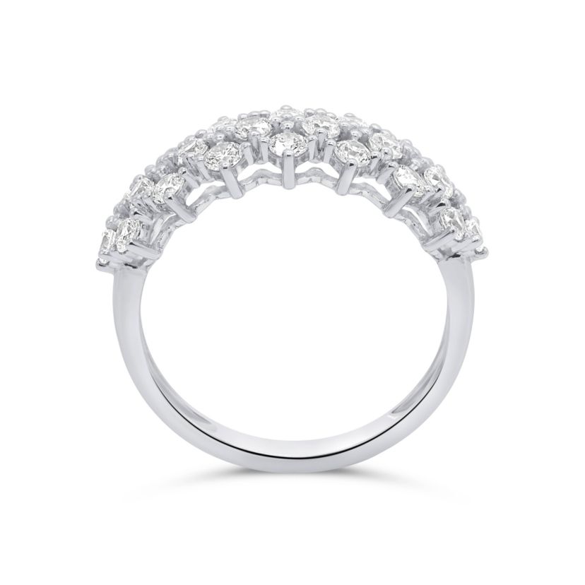 Lab Created 1 CTTW LAB GROWN DIAMOND RING IN STERLING SILVER