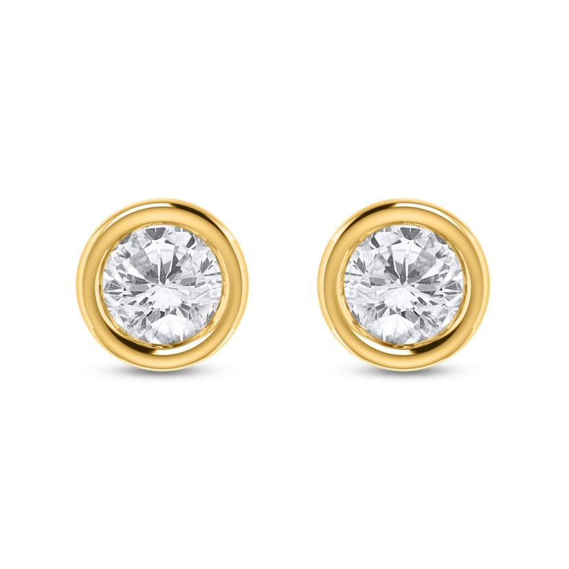 Lab Created 1/2CTTW Lab Grown Diamond Earrings
