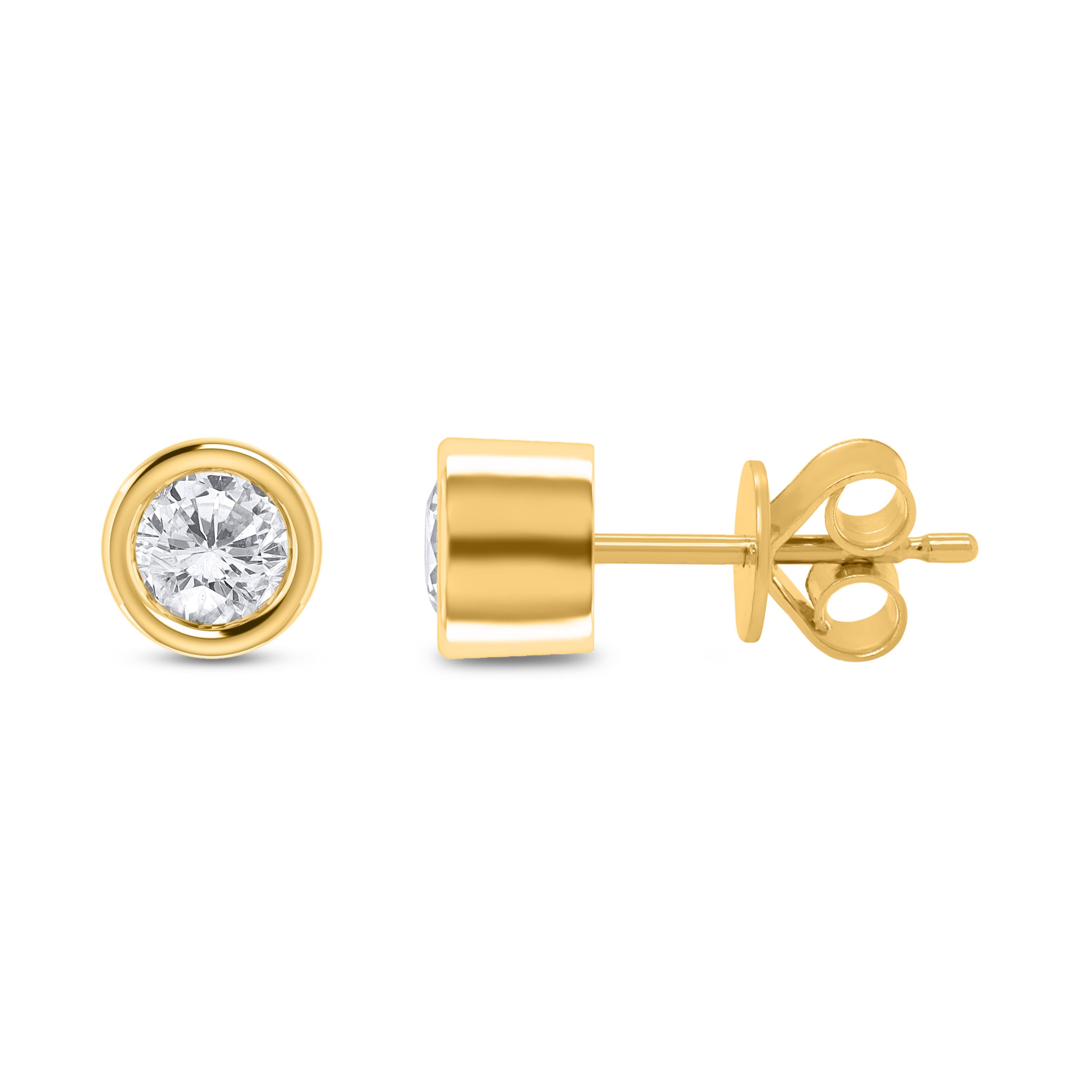Lab Created 1/2CTTW Lab Grown Diamond Earrings