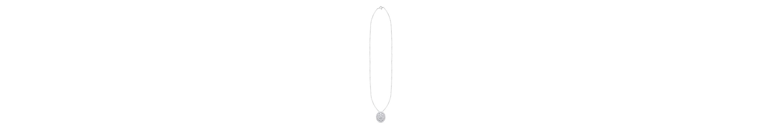 Lab Created 2 CTW LAB GROWN DIAMOND PENDANT IN STERLING SILVER