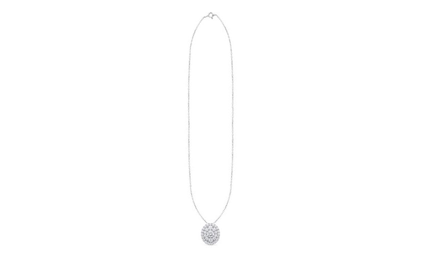 Lab Created 2 CTW LAB GROWN DIAMOND PENDANT IN STERLING SILVER