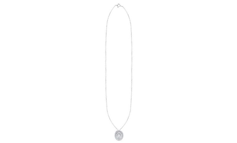 Lab Created 2 CTW LAB GROWN DIAMOND PENDANT IN STERLING SILVER