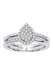 1/3 ct. t.w. Lab Created Diamond Fashion Ring in 14K White Gold 