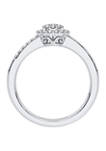 1/3 ct. t.w. Lab Created Diamond Fashion Ring in 14K White Gold 