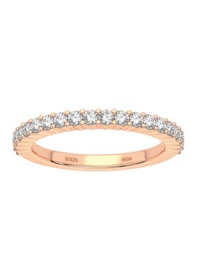 Ethique 1/2 Ct. T.w. Lab Created Diamond Fashion Band Ring In 14K Rose Gold
