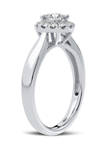 1/2 ct. t.w. Lab Created Diamond Fashion Ring in 14K White Gold 