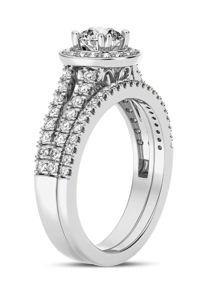 Lab Created 14KW 1.20Ctw Lab Grown Diamond Ring.