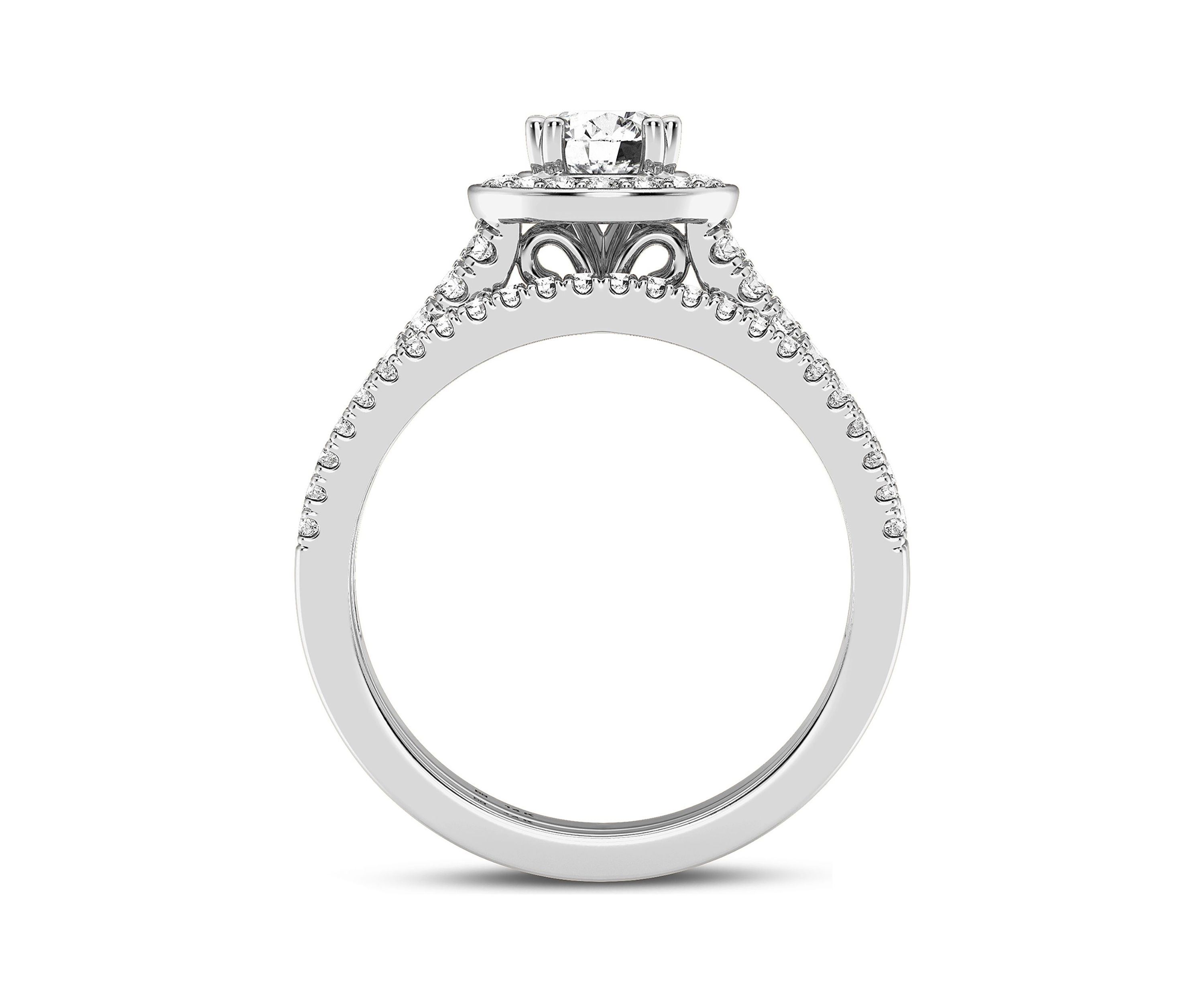 Lab Created 14KW 1.20Ctw Lab Grown Diamond Ring.