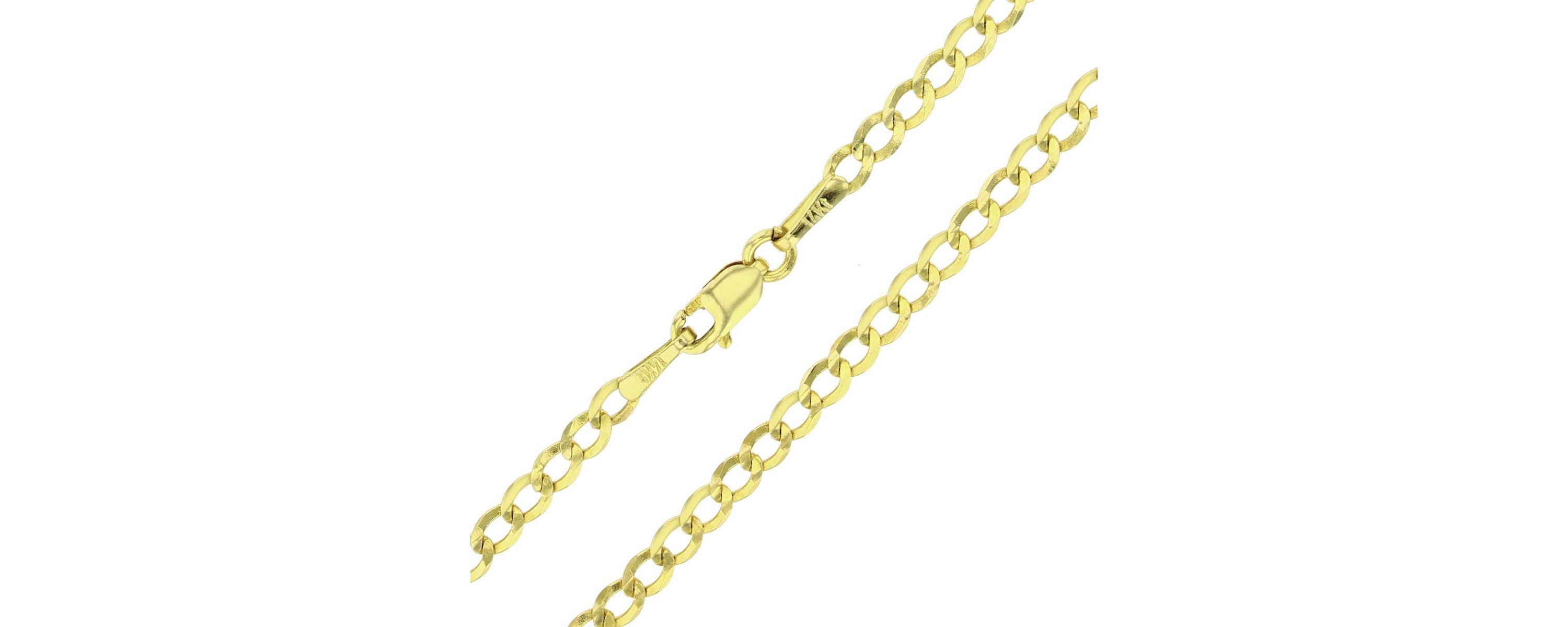 14k Yellow Gold 2.50mm Cuban 060 18" Chain