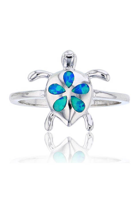 Bijoux Du Soleil Created Opal Turtle Ring in