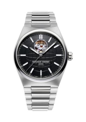 Frederique Constant Men's Swiss Highlife Automatic Silver-Tone Stainless Steel Bracelet Watch