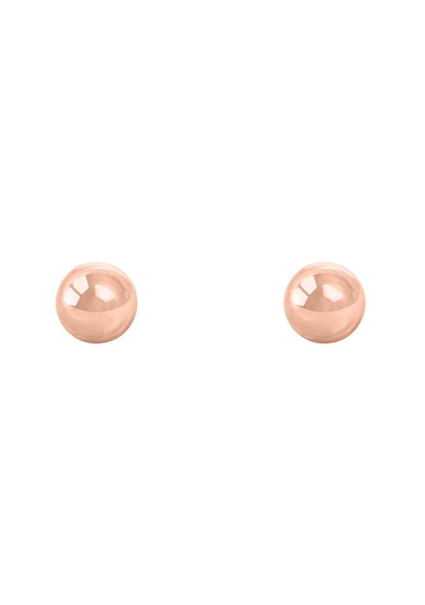 14K Yellow Gold 6mm Ball Stud Earrings
