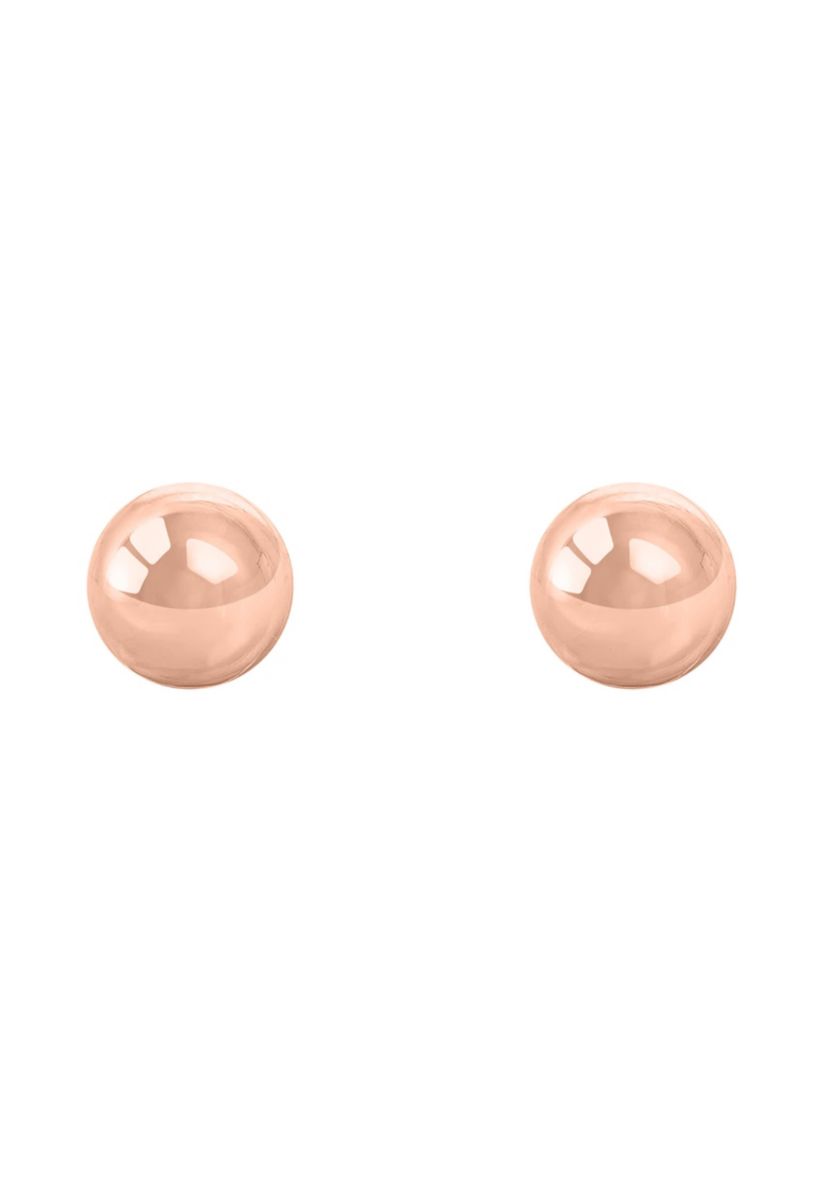 14K White Gold 8mm Ball Stud Earrings
