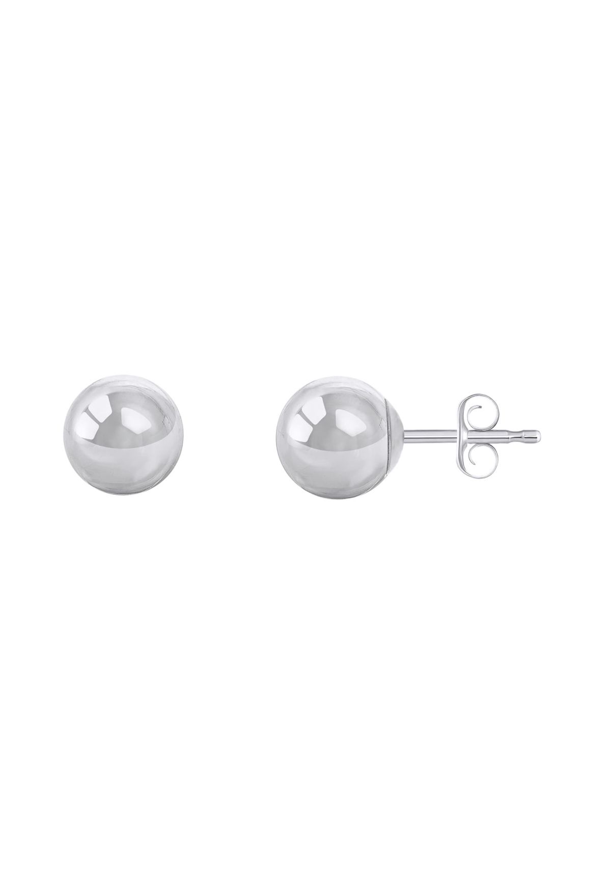 14K Yellow Gold 7mm Ball Stud Earrings