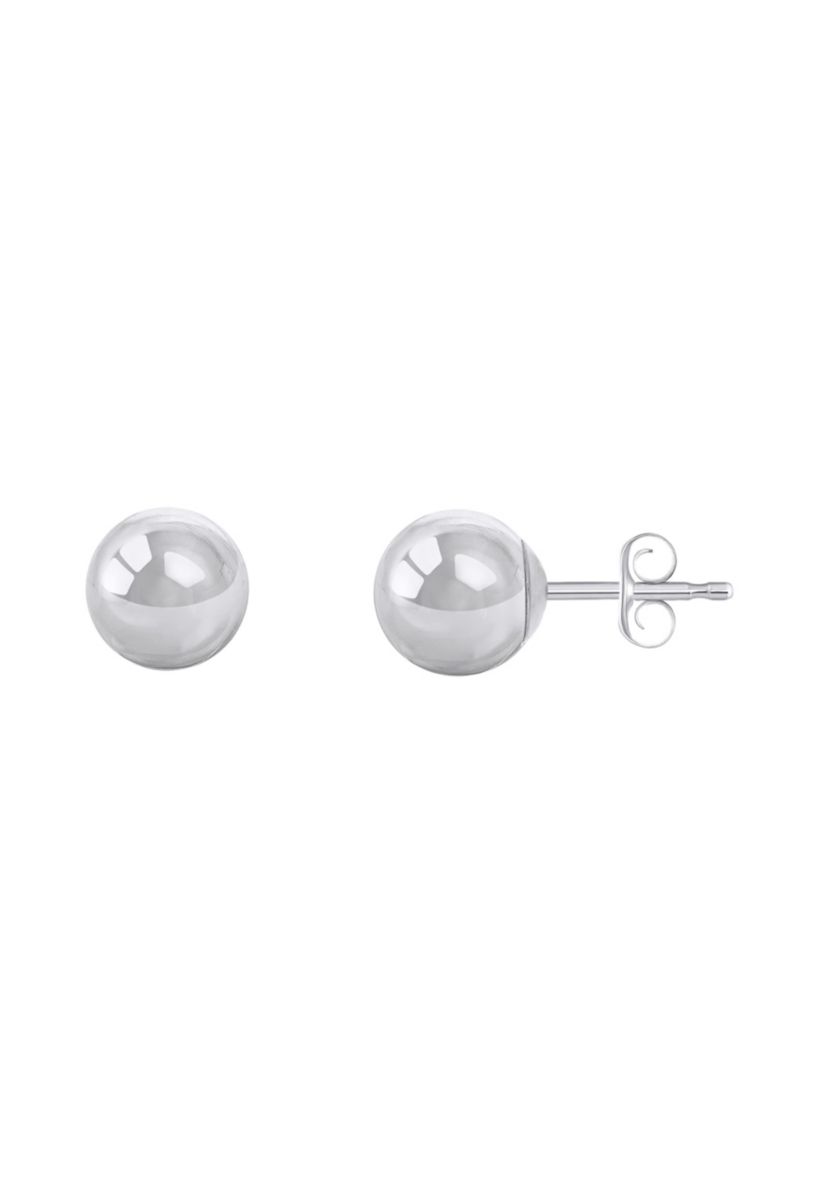 14K Yellow Gold 7mm Ball Stud Earrings