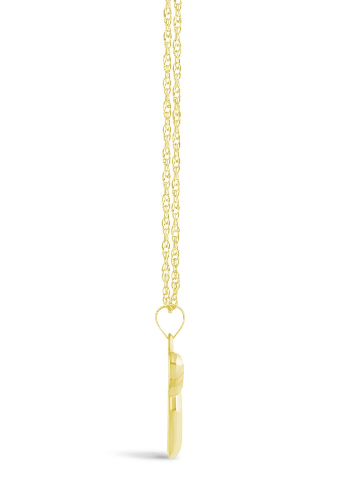 14K Yellow Gold Chai Pendant Necklace
