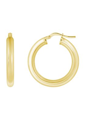 Belk & Co Sterling Silver Hoop Earrings